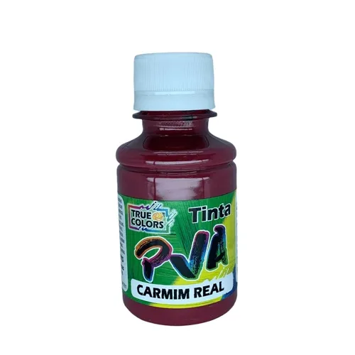 Tinta PVA Fosca 100ml - Carmim Real - 7157 - True Colors