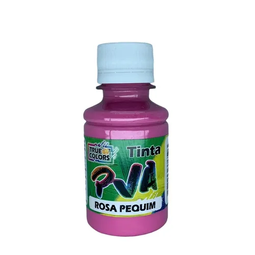 Tinta PVA Fosca 100ml - Rosa Pequim - 7146 - True Colors