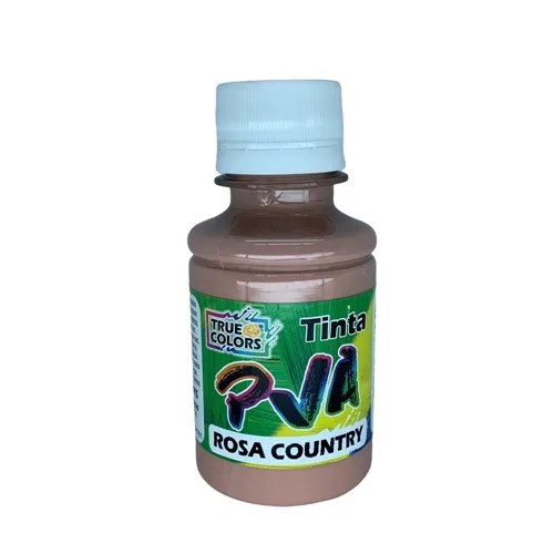 Tinta PVA Fosca 100ml - Rosa Country - 7107 - True Colors