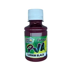 Tinta PVA Fosca 100ml - Carmim Black - 7250 - True Colors
