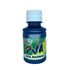 Tinta PVA Fosca 100ml - Azul Marinho - 7121 - True Colors