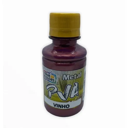 Tinta PVA Metal 100ml - Vinho - 7953 - True Colors