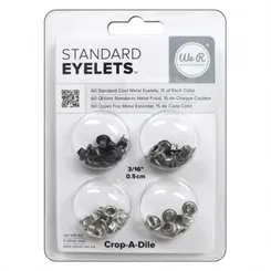 Ilhós de Metal Prata - c/60 peças - 41584-8 - LX