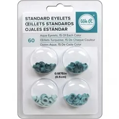 Ilhós de Metal Azul Claro - c/60 peças - 41577-0 - LX