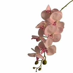 Flor Artificial em Policloreto de Vinila - Orquidea - Rosa