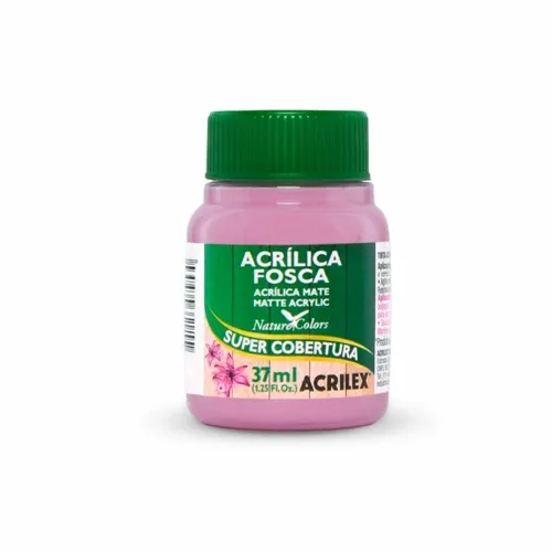 Tinta Acrílica Fosca - 37ml - Rosa Escuro - 542 - Acrilex