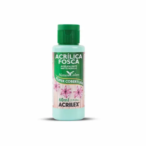 Tinta Acrilica Fosca - 60ml - Verde Água - 821 - Acrilex