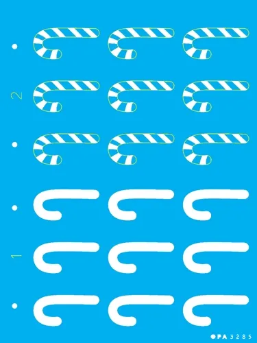 Stencil - 15X20 - OPA3285 - Estamparia Bengalas De Nata - Opa Criando Artes