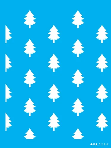 Stencil - 15X20 - OPA3286 - Estamparia Pinheiros II - Opa Criando Artes