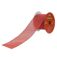 Fita Aramada Tecido C/Costura - Vermelho - 6,3Cmx9,14M - 73315011 - FA