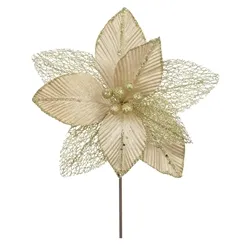 Bico Papagaio - Dourado Glitter Dourado - 15Cm - 75033004 - FA