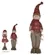 Boneco Natal Menina Em Pe - Vermelho Bege - 50Cm - 7Cm - 72869001 - FA