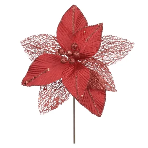 Bico Papagaio - Vermelho Glitter Vermelho - 15Cm - 75033003 - FA