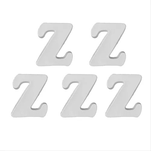 Resina Letra Z - 5 Peças