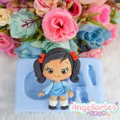 Molde Silicone - Biscuit - Molde Look Inverno  - Angellartes