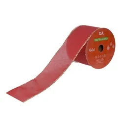 Fita Aramada Tecido C/Costura - Vermelho Dourado - 73152010 - FA