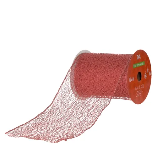 Fita Aramada Tela C/ Glitter C/Costura - Vermelho - 66440003 - FA