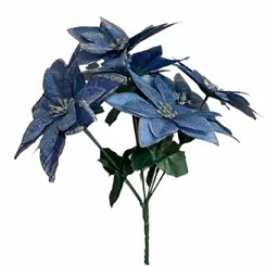 Bico Papagaio C/Glitter X7 - Azul - 31Cm - 0 - FA