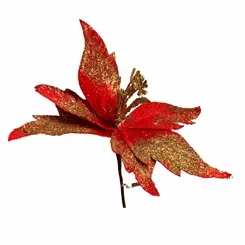 Bico Papagaio Aveludado C/Glitter - Vermelho Glitter Champanhe - 79179003 - FA