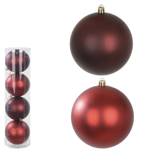 Bola Natal Decorada C/ Glitter No Pvc C/3 Und - Verde