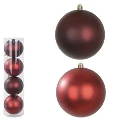 Bola Natal Decorada C/ Glitter No Pvc C/3 Und - Verde