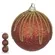 Bola Natal C/Alcas - Vermelho Branco - 7Cm 14,8D - 77739001 - FA