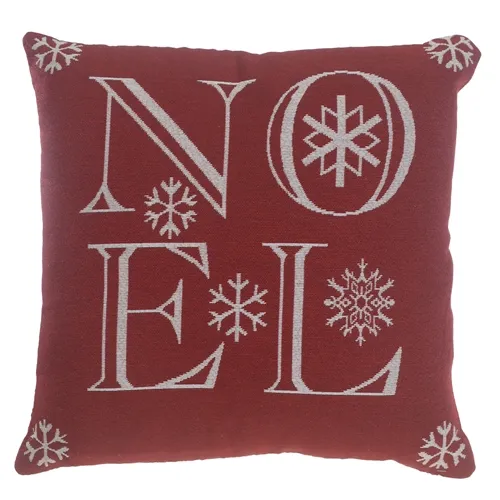 Capa Almofada Decor Natal Noel - Vermelho - 45X45Cm - 74335001 - FA