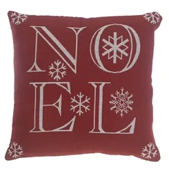 Capa Almofada Decor Natal Noel - Vermelho - 45X45Cm - 74335001 - FA
