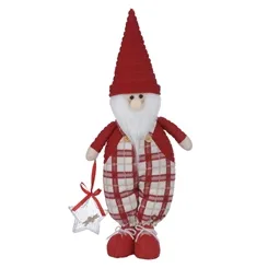Boneco Natal Papai Noel Em Pe (Vermelho) 45Cm - 78469001 - Fa