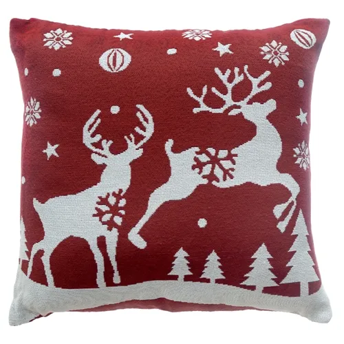 Capa Almofada Decor Natal Noel - Vermelho - 45X45Cm - 45071001 - FA