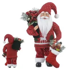 Papai Noel Natal Em Pe - Vermelho - 45Cm Vol. 1 - 79395001 - FA