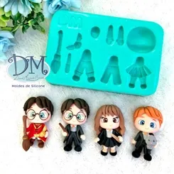 Molde - Silicone - Biscuit - Harry E Os Amigos - Deivid Machado