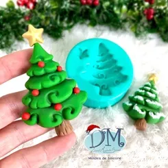 Molde - Silicone - Biscuit - Arvore De Natal  - Deivid Machado