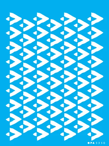STENCIL  15x20 - 3350 - ESTAMPARIA TRIANGULOS IRREGULARES
