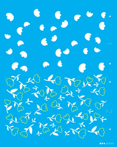 STENCIL  20x25 - 3354 - ESTAMPARIA FLORES MICRO I