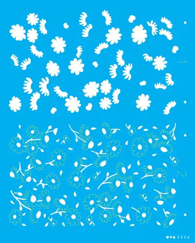 STENCIL  20x25 - 3356 - ESTAMPARIA FLORES MICRO III