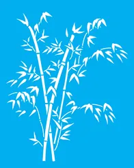 STENCIL  20x25 - 3353 - BAMBU CHINES