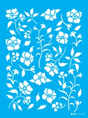STENCIL  15x20 - 3348 - ESTAMPARIA FLORAL III