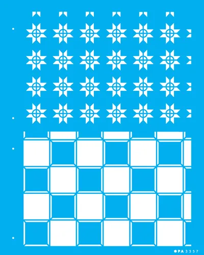 STENCIL  20x25 - 3357 - ESTAMPARIA MARCHETARIA I