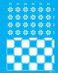 STENCIL  20x25 - 3357 - ESTAMPARIA MARCHETARIA I