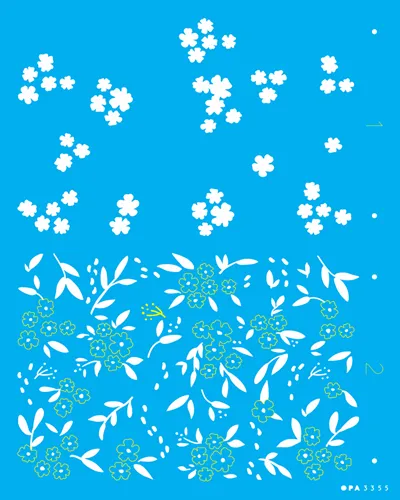 STENCIL  20x25 - 3355 - ESTAMPARIA FLORES MICRO II