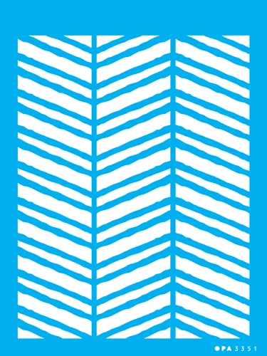 STENCIL  15x20 - 3351 - ESTAMPARIA ZIGUE-ZAGUE IRREGULARES