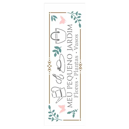 ST. 10x30 - 3374 - FRASE MEU PEQUENO JARDIM