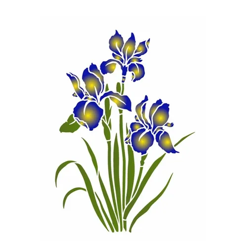 ST. 20x25 - 3389 - FLOR IRIS