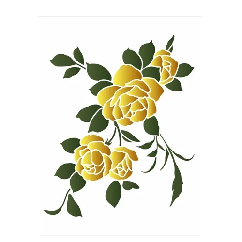 ST. 20x25 - 3392 - FLORES ROSAS II