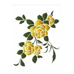 ST. 20x25 - 3392 - FLORES ROSAS II