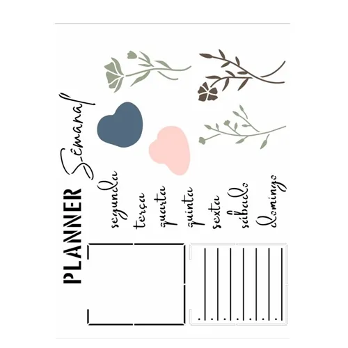 ST. 20x25 - 3399 - PLANNER SEMANAL ORGANICO