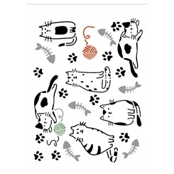 ST. 15x20 - 3380 - PET ESTAMPARIA GATO II