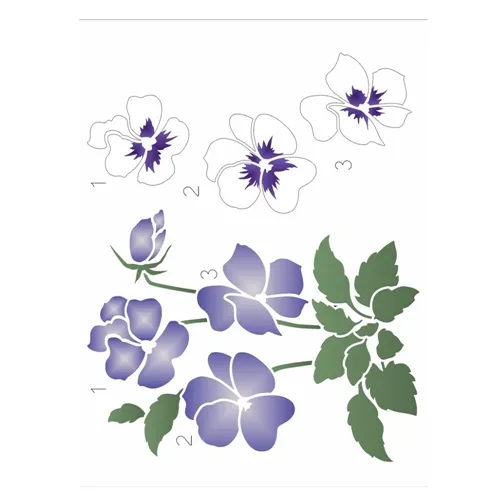 ST. 20x25 - 3384 - FLOR AMOR PERFEITO II