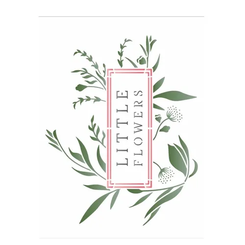 ST. 20x25 - 3393 - FRASE LITTLE FLOWERS